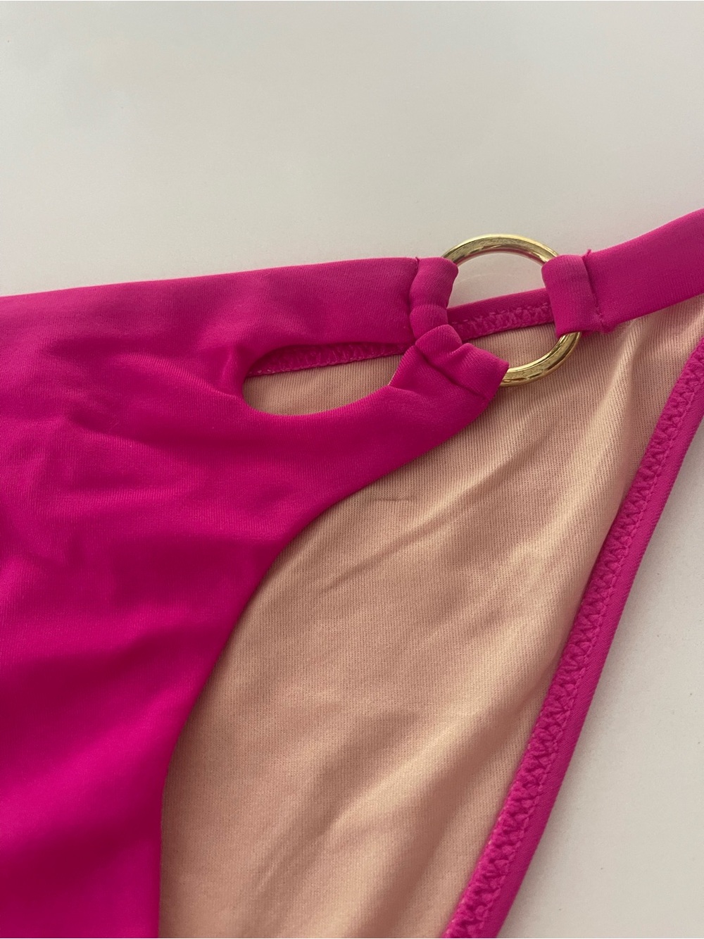 L'Agent By Agent Provocateur Fuchsia Adrina Cut Out Bikini Bottoms New Small - Picture 6 of 6